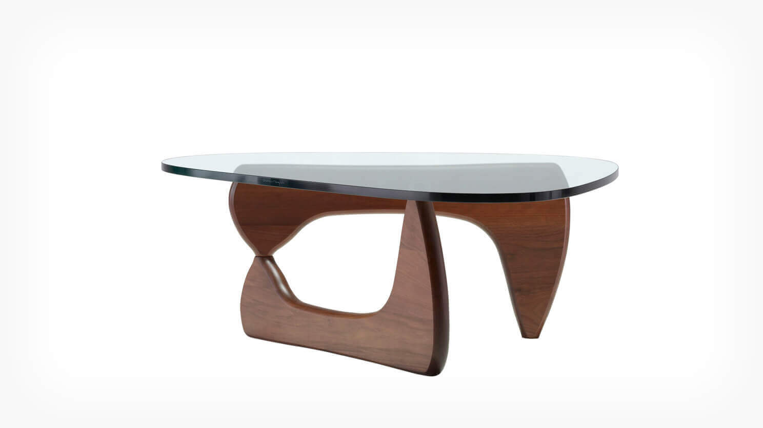 The Noguchi Coffee Table in walnut